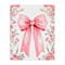 Stupell Industries Floral Bouquet Pink Bow Canvas Wall Art, design by Creative Studio